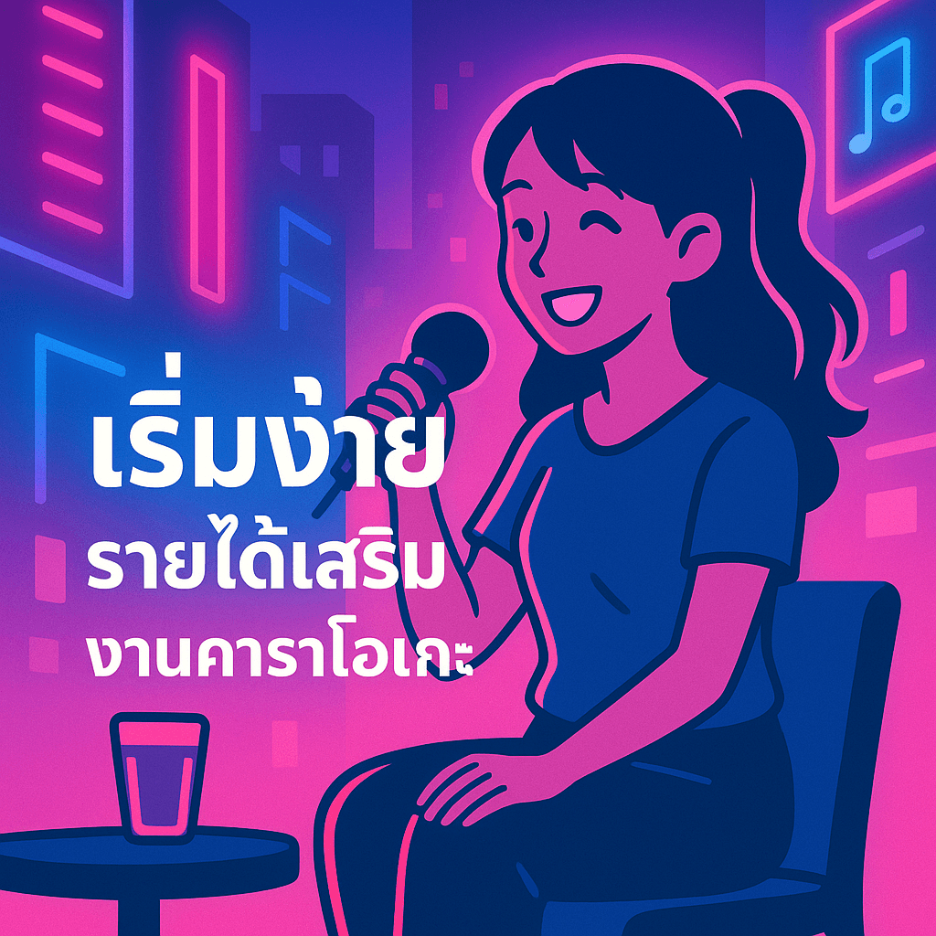 งานคาราโอเกะ: มือใหม่เริ่มง่าย รายได้ดีจากทิป และวิธีสมัครงาน