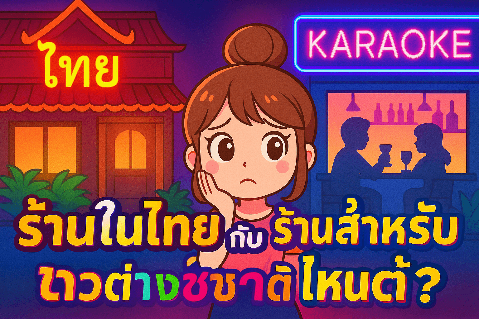 งานกลางคืนแบบไหนหารายได้ดีกว่า? เทียบข้อดีข้อเสียของร้านไทยกับต่างชาติ